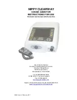 B & D Electromedical NIPPY Clearway Instructions For Use Manual preview