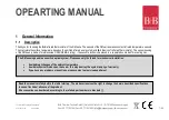 Preview for 7 page of B+B Sensors 1M Operating Manual