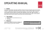 Preview for 8 page of B+B Sensors 1M Operating Manual