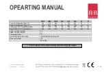 Preview for 12 page of B+B Sensors 1M Operating Manual