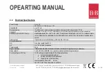 Preview for 14 page of B+B Sensors 1M Operating Manual