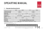 Preview for 16 page of B+B Sensors 1M Operating Manual