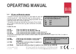 Preview for 33 page of B+B Sensors 1M Operating Manual