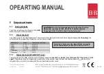 Preview for 59 page of B+B Sensors 1M Operating Manual