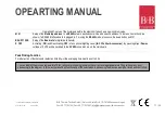 Preview for 73 page of B+B Sensors 1M Operating Manual