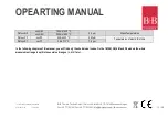 Предварительный просмотр 10 страницы B+B Sensors DM-Compact Series Operating Manual