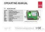 Предварительный просмотр 52 страницы B+B Sensors DM-Compact Series Operating Manual