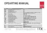 Предварительный просмотр 66 страницы B+B Sensors DM-Compact Series Operating Manual