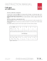 Preview for 14 page of B+B Sensors FieldLogger Instruction Manual