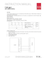 Preview for 16 page of B+B Sensors FieldLogger Instruction Manual