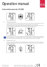 Preview for 7 page of B+B Sensors IR 8895 Operation Manual