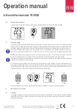 Предварительный просмотр 8 страницы B+B Sensors IR 8895 Operation Manual