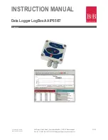 Preview for 1 page of B+B Sensors LogBox AA IP65 Instruction Manual