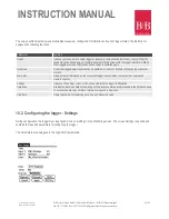 Preview for 20 page of B+B Sensors LogBox AA IP65 Instruction Manual