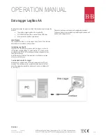 Preview for 2 page of B+B Sensors LogBox AA Operation Manuals