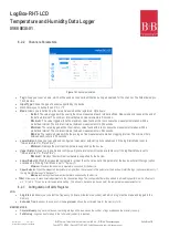 Preview for 12 page of B+B Sensors LogBox-RHT-LCD Operating Manual