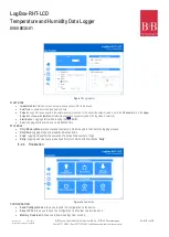 Preview for 13 page of B+B Sensors LogBox-RHT-LCD Operating Manual