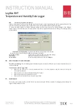 Preview for 16 page of B+B Sensors LogBox RHT Instruction Manual