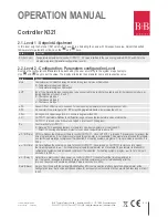 Preview for 6 page of B+B Sensors N321 Operation Manual