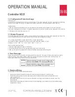 Preview for 8 page of B+B Sensors N321 Operation Manual