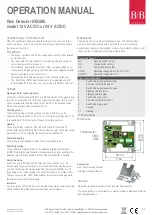 Preview for 2 page of B+B Sensors REGME 12 V AC/DC Operation Manual