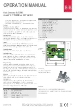 Preview for 2 page of B+B Sensors REGME Operation Manual