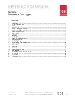 Preview for 2 page of B+B Sensors TagTemp Instruction Manual