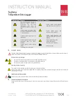 Предварительный просмотр 4 страницы B+B Sensors TagTemp Instruction Manual