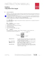 Preview for 5 page of B+B Sensors TagTemp Instruction Manual