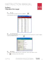 Preview for 12 page of B+B Sensors TagTemp Instruction Manual