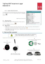 Preview for 14 page of B+B Sensors TagTemp Operating Manual