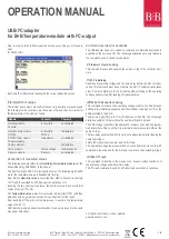 Preview for 3 page of B+B Sensors USB-ADA-12C Operation Manual