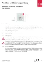 Preview for 6 page of B+B Sensors WLS-GEH230V Operation Manual