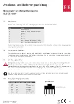 Preview for 8 page of B+B Sensors WLS-GEH230V Operation Manual