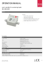 Preview for 11 page of B+B Sensors WLS-GEH230V Operation Manual