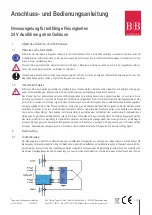 Предварительный просмотр 3 страницы B+B Sensors WLSW-24V Connection And Operation Manual