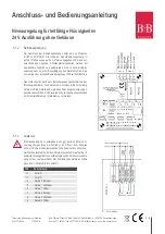 Предварительный просмотр 6 страницы B+B Sensors WLSW-24V Connection And Operation Manual