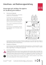 Предварительный просмотр 7 страницы B+B Sensors WLSW-24V Connection And Operation Manual