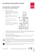 Предварительный просмотр 16 страницы B+B Sensors WLSW-24V Connection And Operation Manual