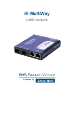 Предварительный просмотр 1 страницы B+B SmartWorx IE-MultiWay User Manual