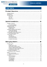 Preview for 3 page of B+B SmartWorx SE400 Series User Manual