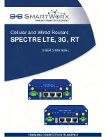 B+B SmartWorx spectre 3g User Manual предпросмотр