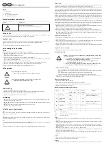 Предварительный просмотр 2 страницы B. Braun 40935 Instructions For Use Manual