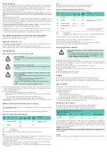 Preview for 3 page of B. Braun 51262 Instructions For Use/Technical Description