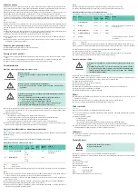 Preview for 36 page of B. Braun 51262 Instructions For Use/Technical Description