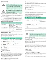 Preview for 8 page of B. Braun 58002 Instructions For Use/Technical Description