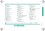 Предварительный просмотр 33 страницы B. Braun Actreen Hi-Lite Cath Instructions For Use Manual