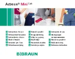 Предварительный просмотр 1 страницы B. Braun Actreen Mini Cath Instructions For Use Manual