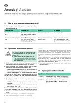 Preview for 54 page of B. Braun Aesculap Acculan 4 GA346 Instructions For Use/Technical Description