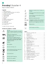 Preview for 52 page of B. Braun Aesculap Acculan 4 Instructions For Use/Technical Description